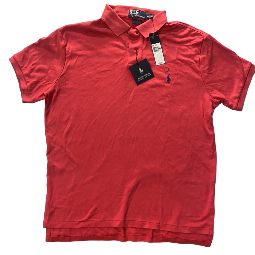 Polo by Ralph Lauren Custom fit blood orange Polo men’s L